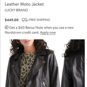 Lucky Brand Leather Jacket